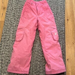 Spyder Kids size 12 Pink Snow Pants